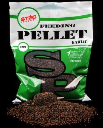 STÉG - Feeding Pellet 2mm Garlic 800gr (SP150204) - etető pellet fokhagyma