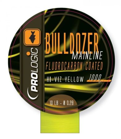 PROLOGIC Bulldozer fluokarbon yellow 1000m 0,28mm (54474) - fluo sárga bevonatos monofil zsinór