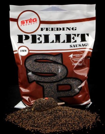 STÉG - Feeding Pellet 2mm Sausage 800gr (SP150264) - etető pellet kolbász