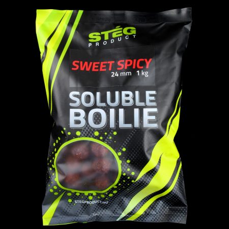 STÉG PRODUCT - Soluble Boilie 24mm Sweet Spicy 1kg (SP112436) - oldódó bojli - édesfűszer