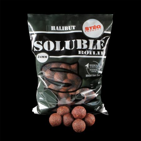 STÉG PRODUCT - Soluble Boilie 24mm HALIBUT 1kg (SP112400) - oldódó bojli - halas