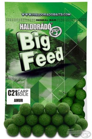 HALDORÁDÓ Big Feed - C21 Boilie - Amur 800g - etető pellet